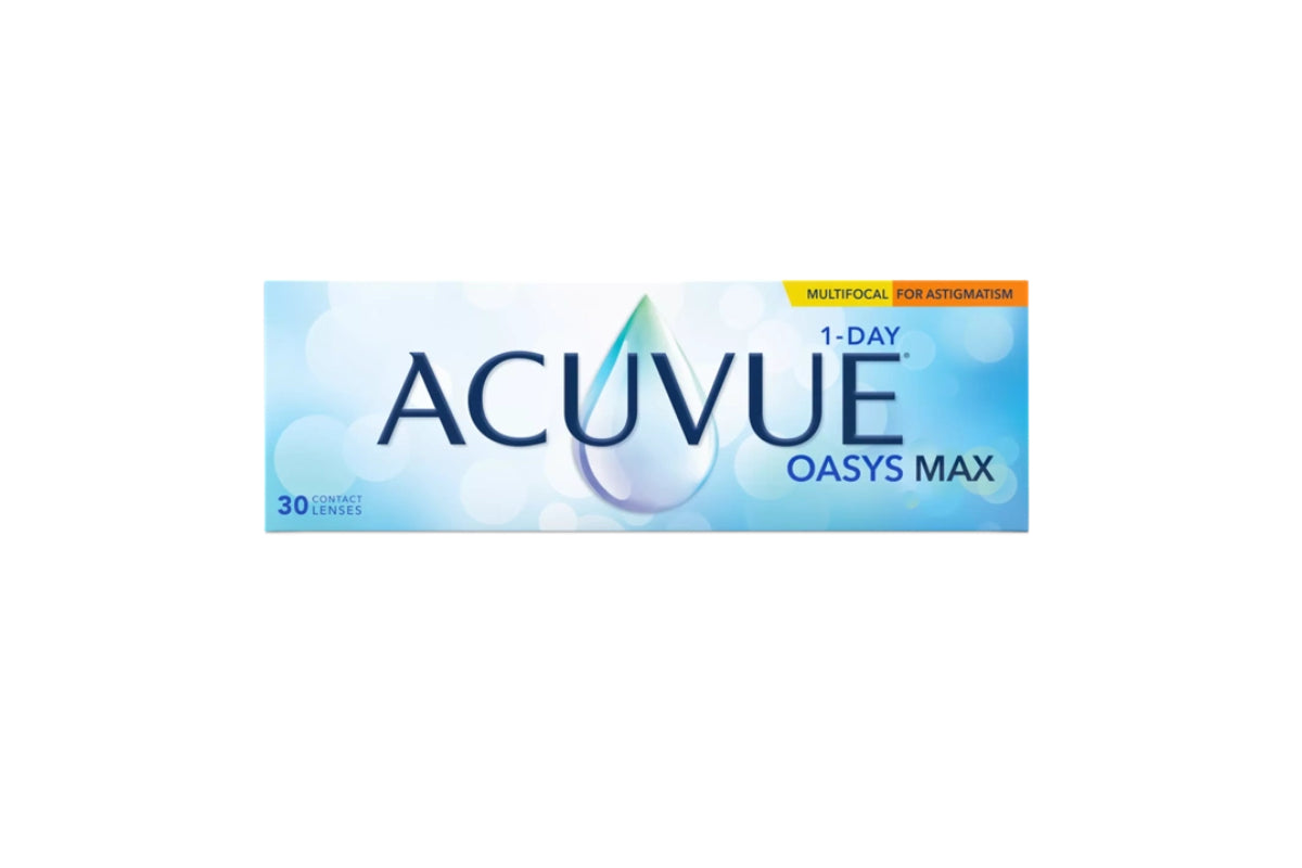 Lentes de Contacto Acuvue Oasys Max 1-Day para Astigmatismo Multifocales Uso Diario