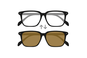 2 Cristales Fotocromático Café Con Receta con Anti-Rayas y Anti-Reflejos