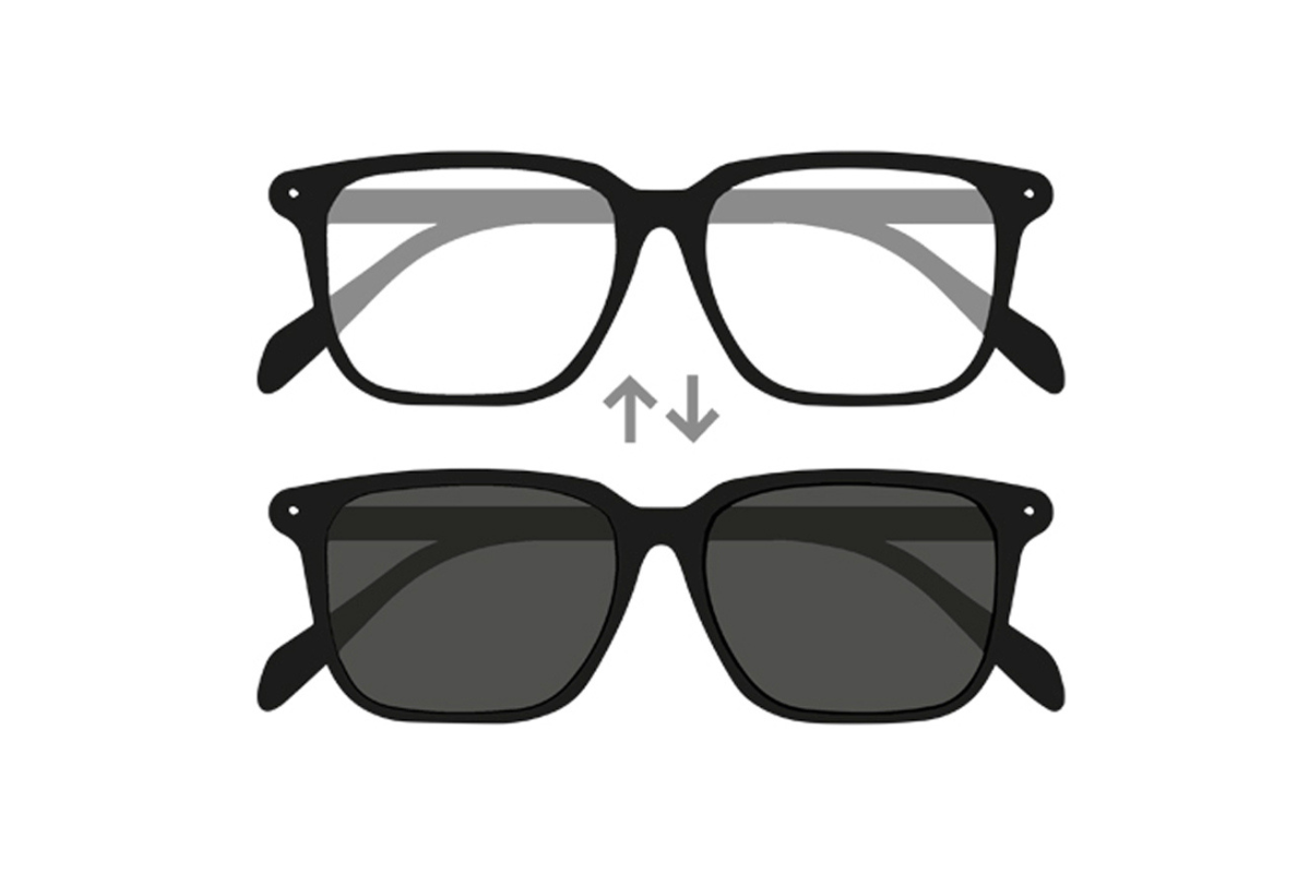 2 Cristales Fotocromático Gris Sin Receta con Anti-Rayas y Anti-Reflejos