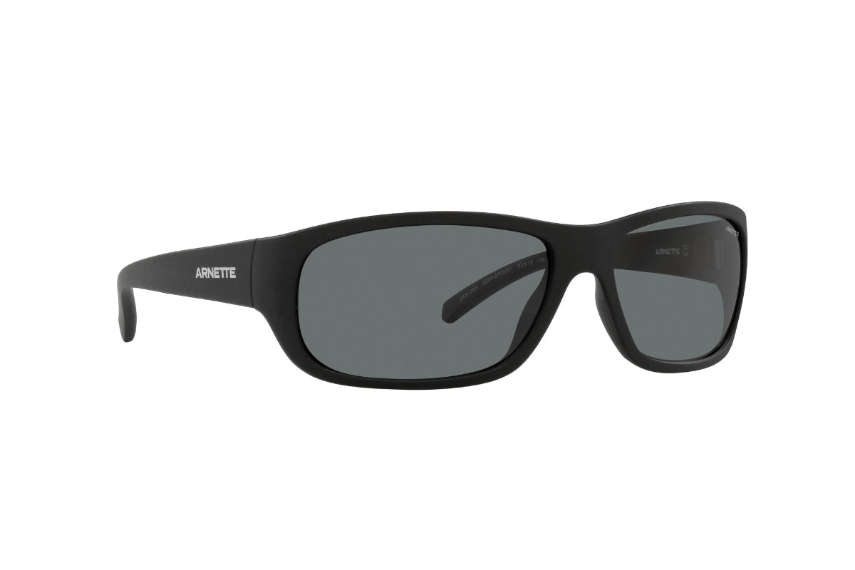 Lentes de Sol Uka-Uka Matte Black Polarizados Arnette Sustentable