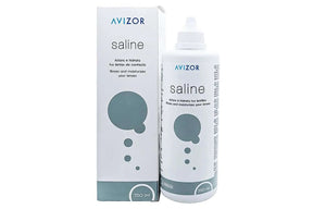 Solución Salina para Lentes de Contacto Avizor 350ml