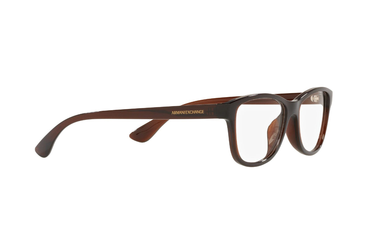 Lentes Opticos Translucent Brown Exchange Armani