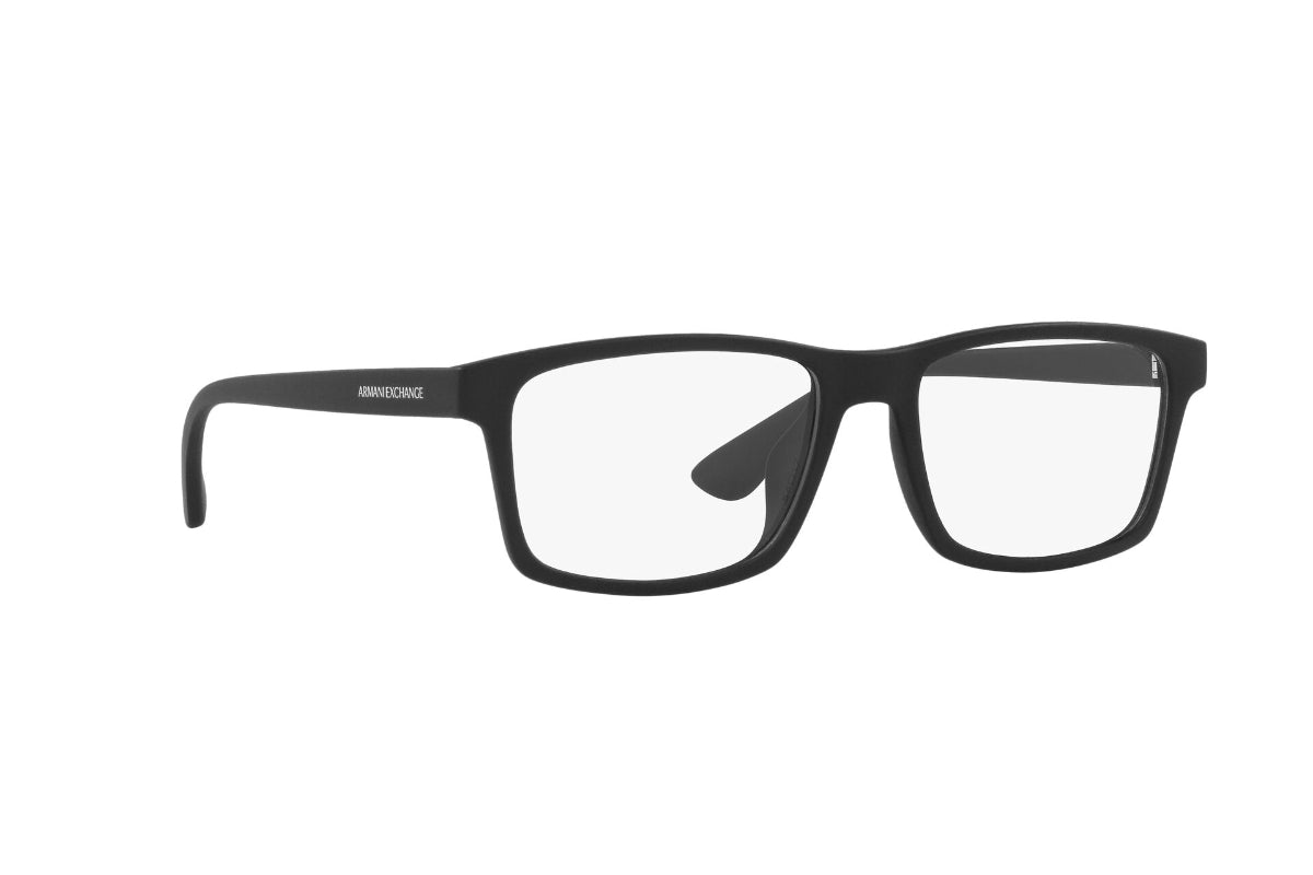 Lentes Opticos Matte Black Exchange Armani Sustentable