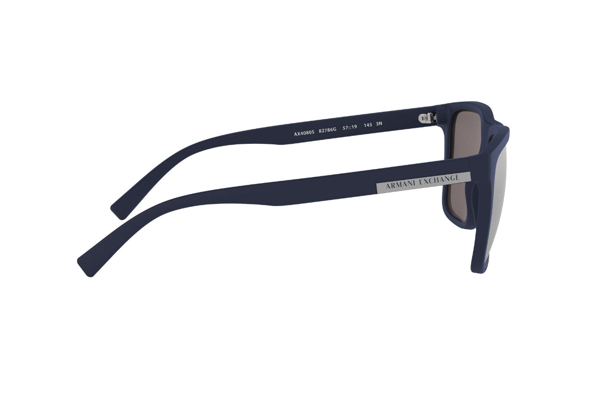 Lentes de Sol Rectangular Matte Navy Armani Exchange