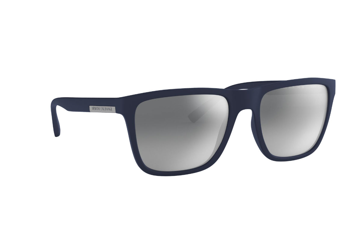 Lentes de Sol Rectangular Matte Navy Armani Exchange