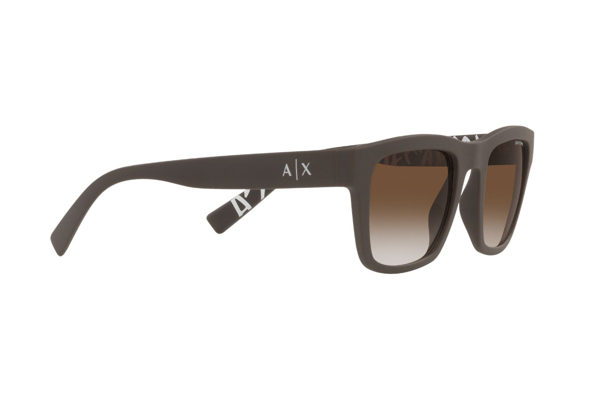 Lentes de Sol Matte Brown Exchange Armani