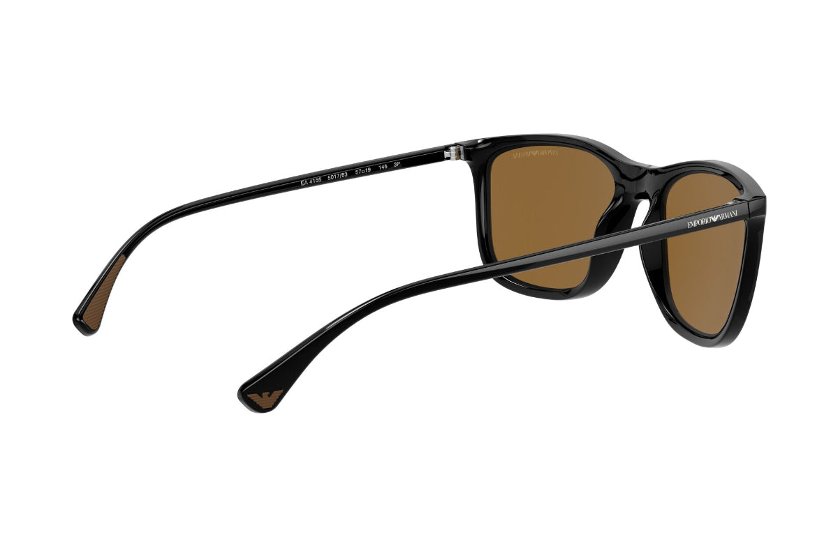 Lentes de Sol Shiny Black Polarizado Emporio Armani