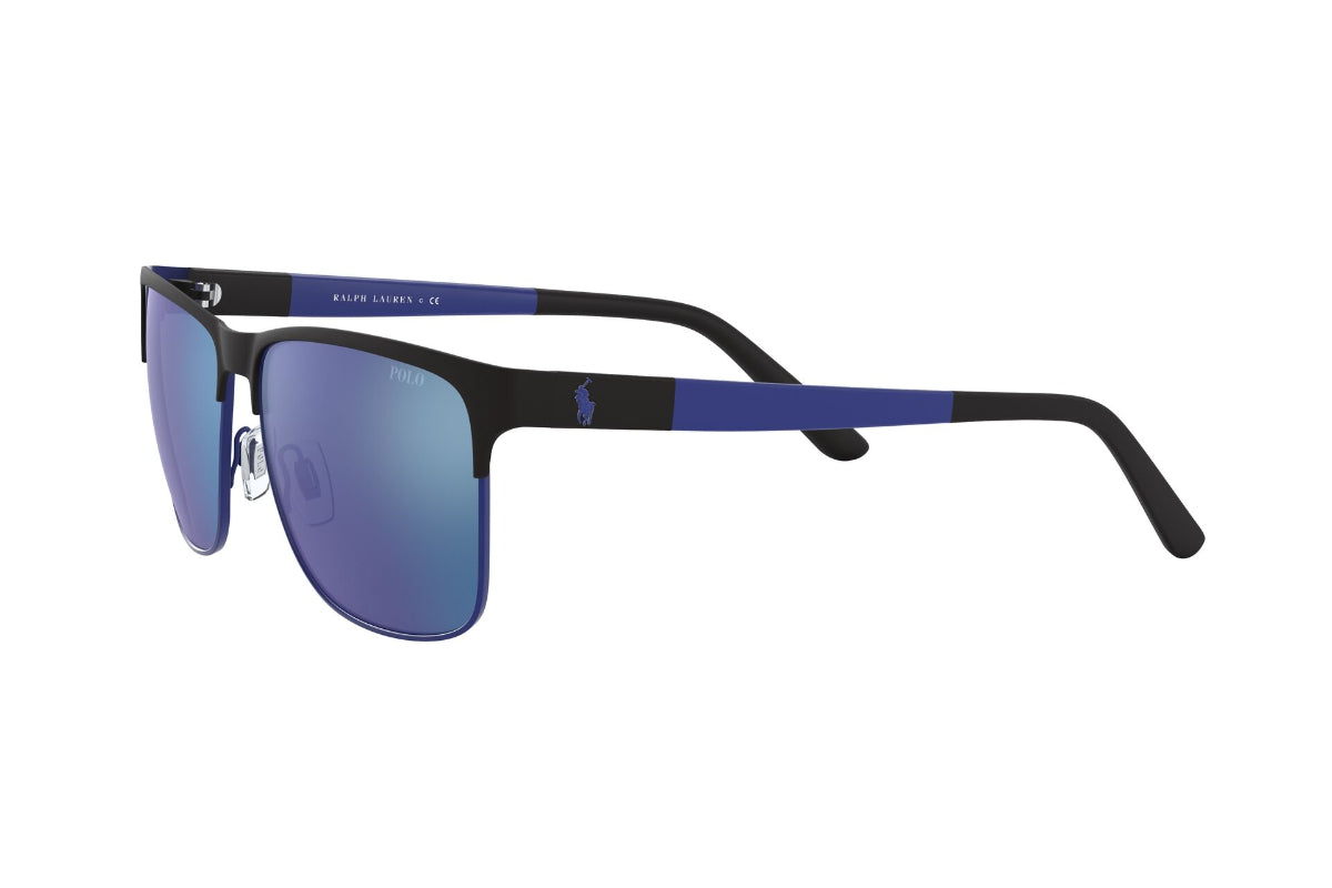 Lentes de Sol Matte Black On Matte Royal Polo
