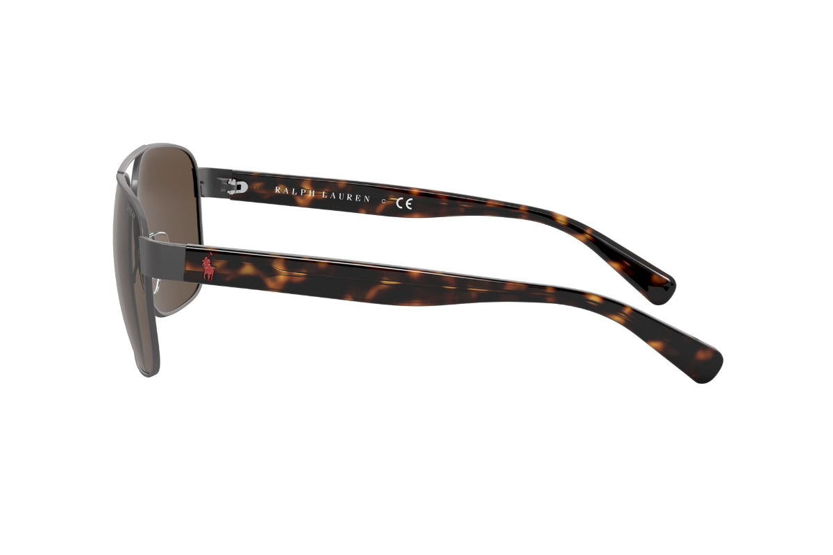 Lentes de Sol Semi Shiny Dark Gun Metal Polo