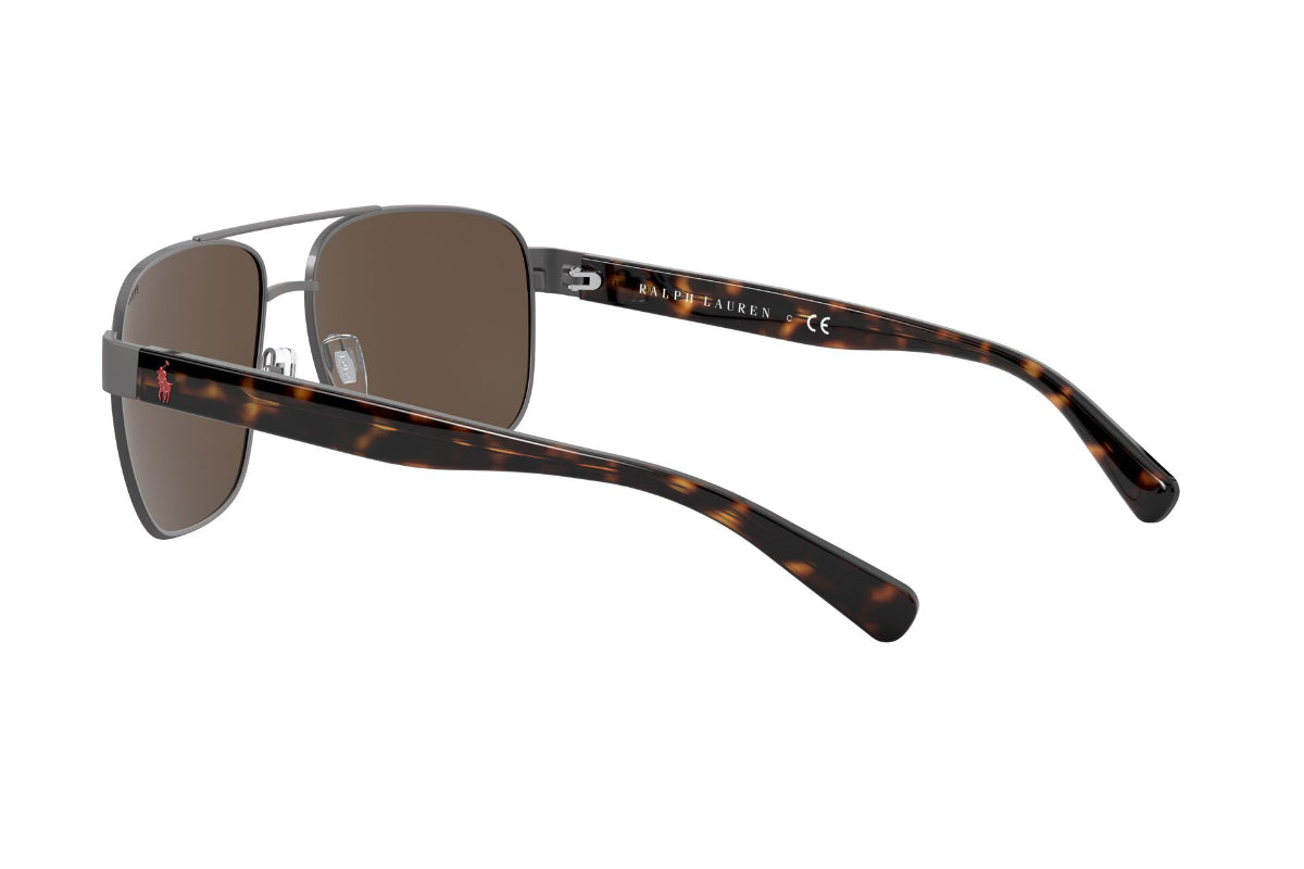 Lentes de Sol Semi Shiny Dark Gun Metal Polo