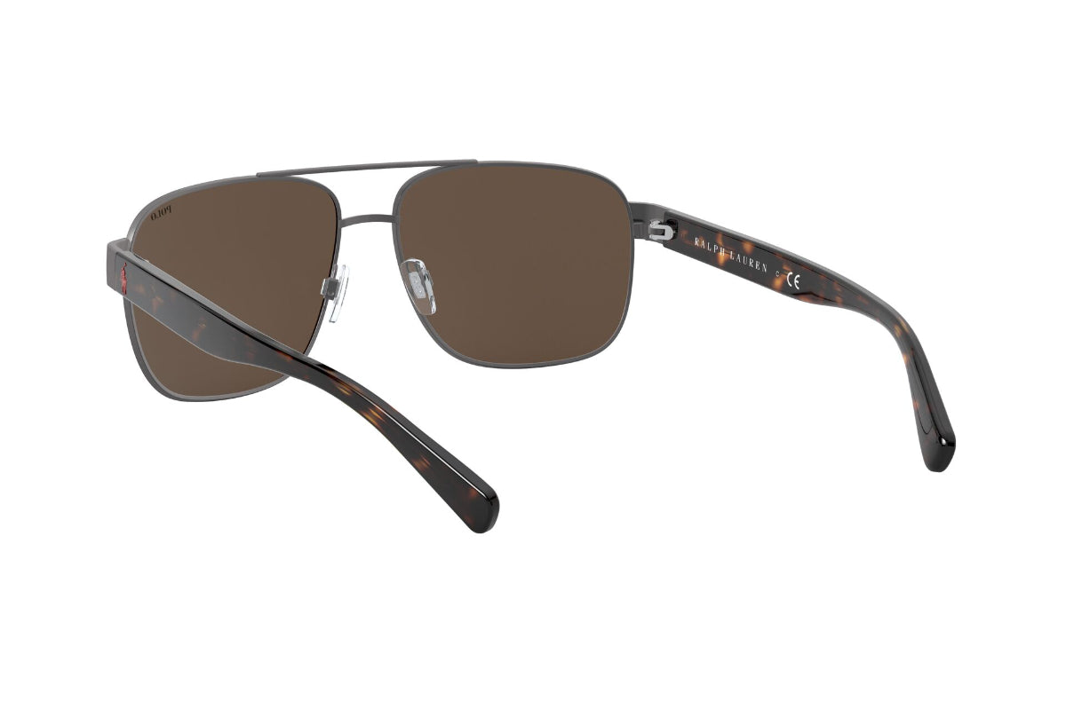 Lentes de Sol Semi Shiny Dark Gun Metal Polo