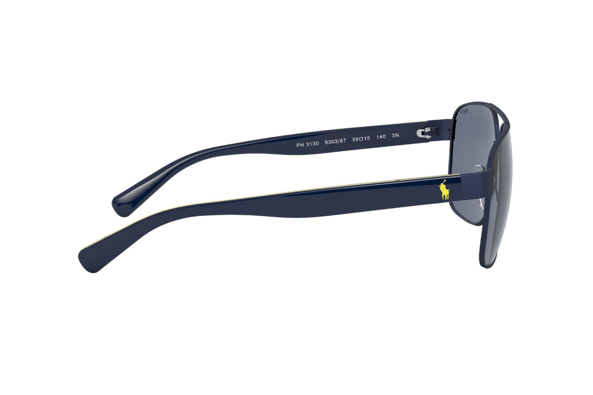 Lentes de Sol Matte Navy Blue Polo