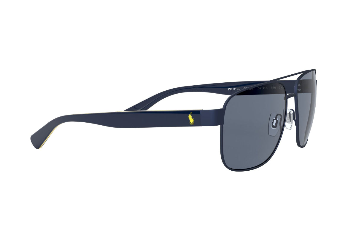 Lentes de Sol Matte Navy Blue Polo