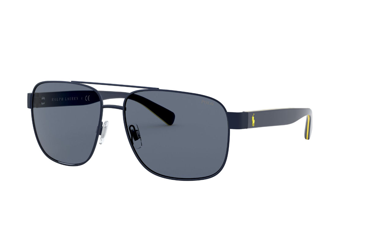 Lentes de Sol Matte Navy Blue Polo