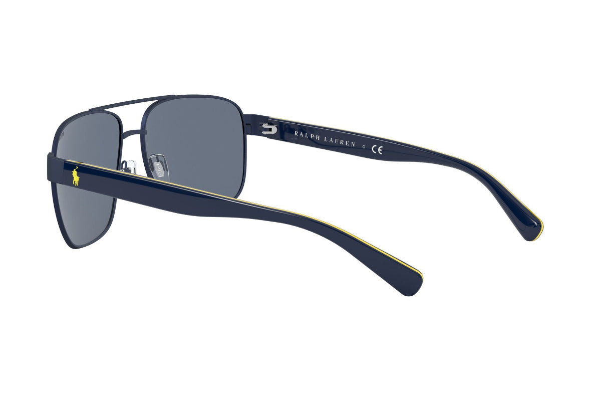 Lentes de Sol Matte Navy Blue Polo
