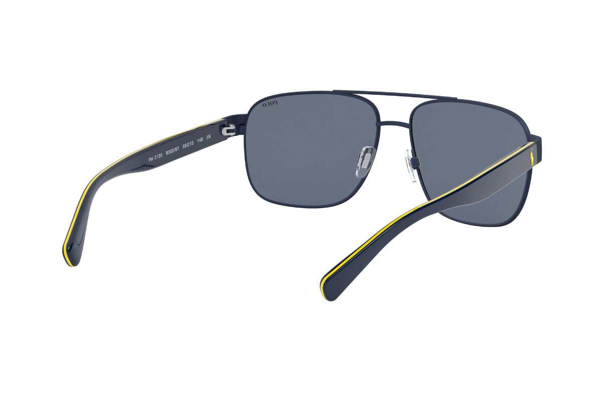Lentes de Sol Matte Navy Blue Polo