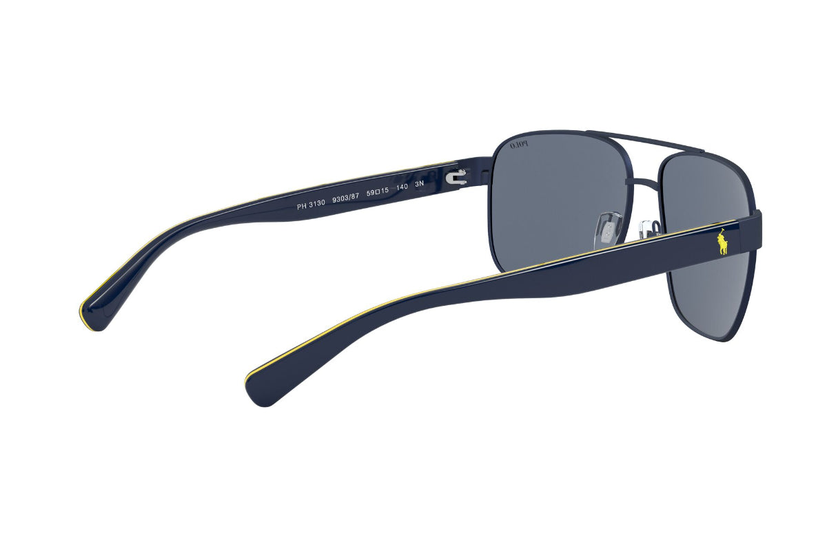 Lentes de Sol Matte Navy Blue Polo