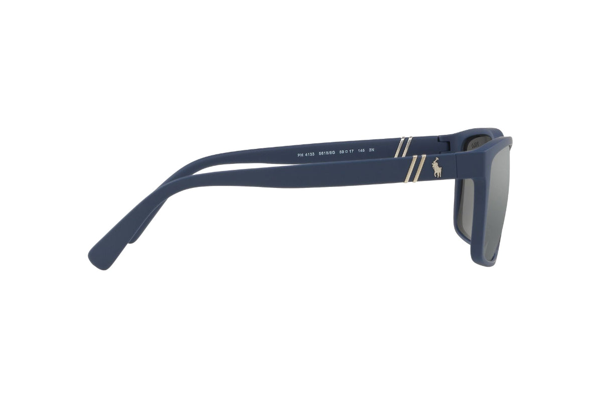 Lentes de Sol Matte Navy Blue Polo