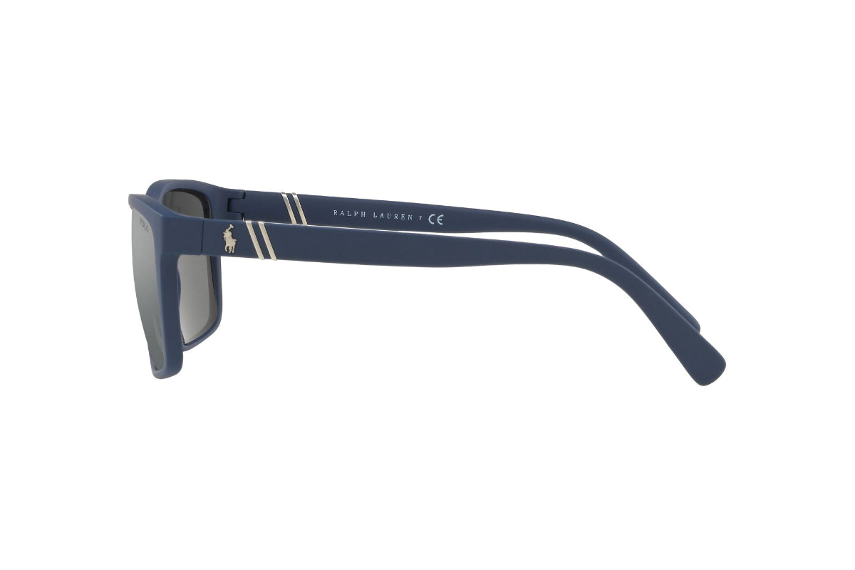Lentes de Sol Matte Navy Blue Polo