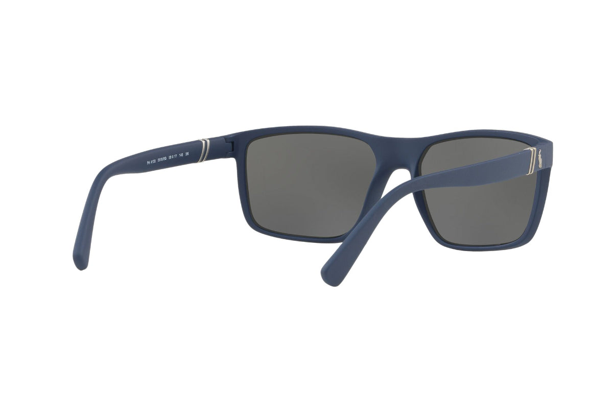 Lentes de Sol Matte Navy Blue Polo