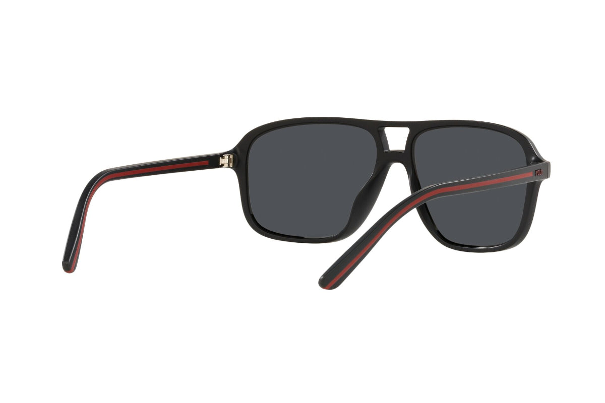 Lentes de Sol Matte Black Polo Ralph Lauren