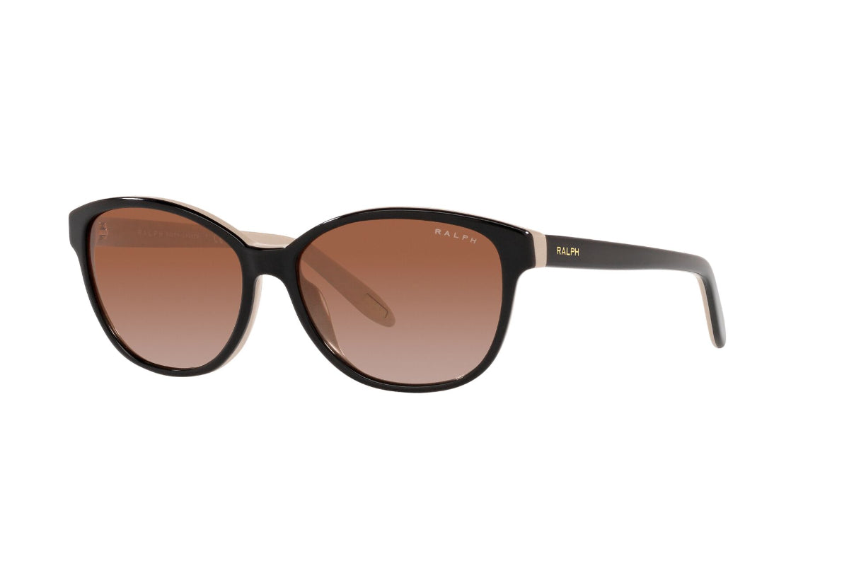 Lentes de Sol Shiny Black On Nude Ralph