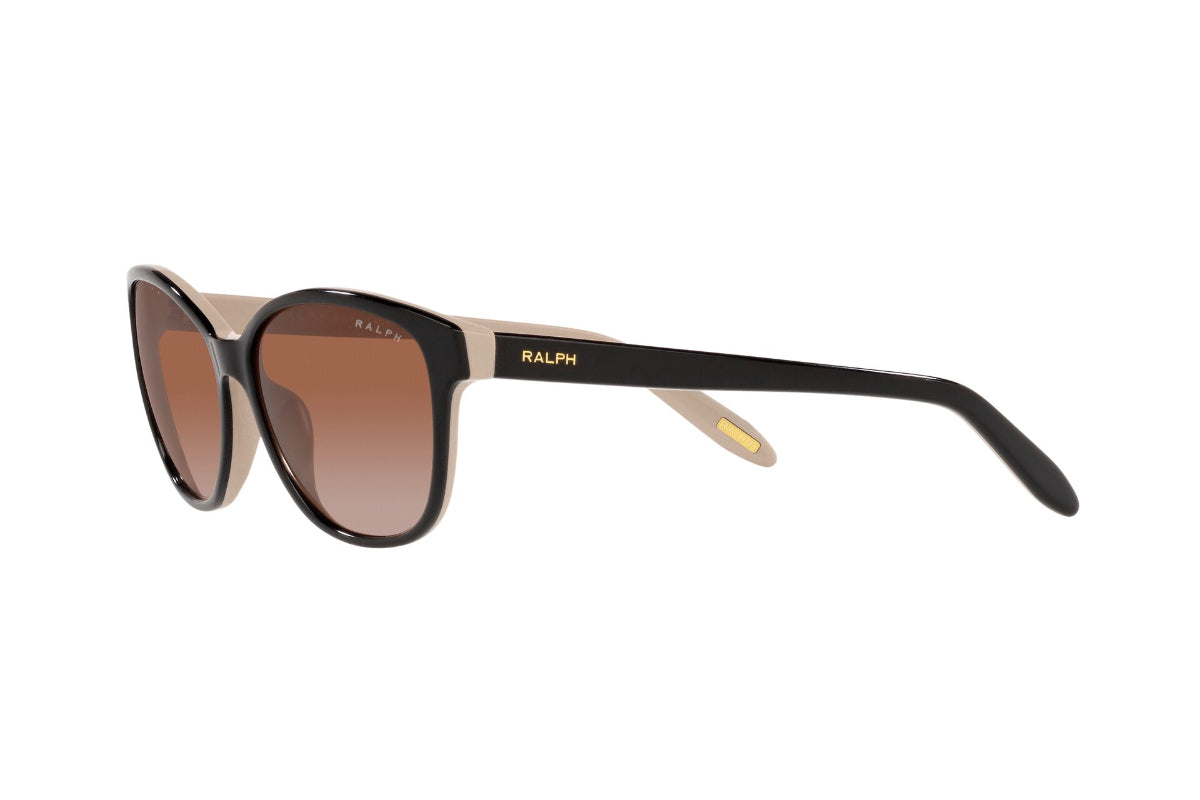 Lentes de Sol Shiny Black On Nude Ralph