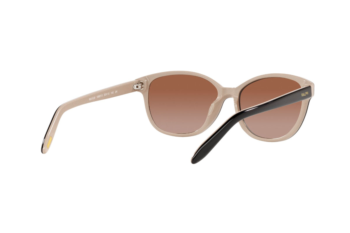 Lentes de Sol Shiny Black On Nude Ralph