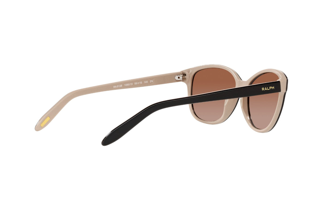 Lentes de Sol Shiny Black On Nude Ralph