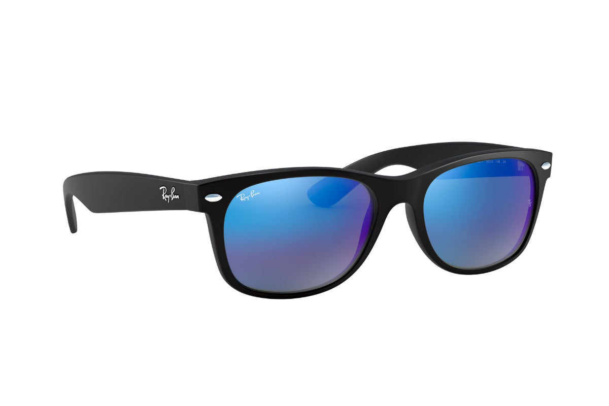 Lentes de sol Ray-Ban New Wayfarer Matte Blue Flash