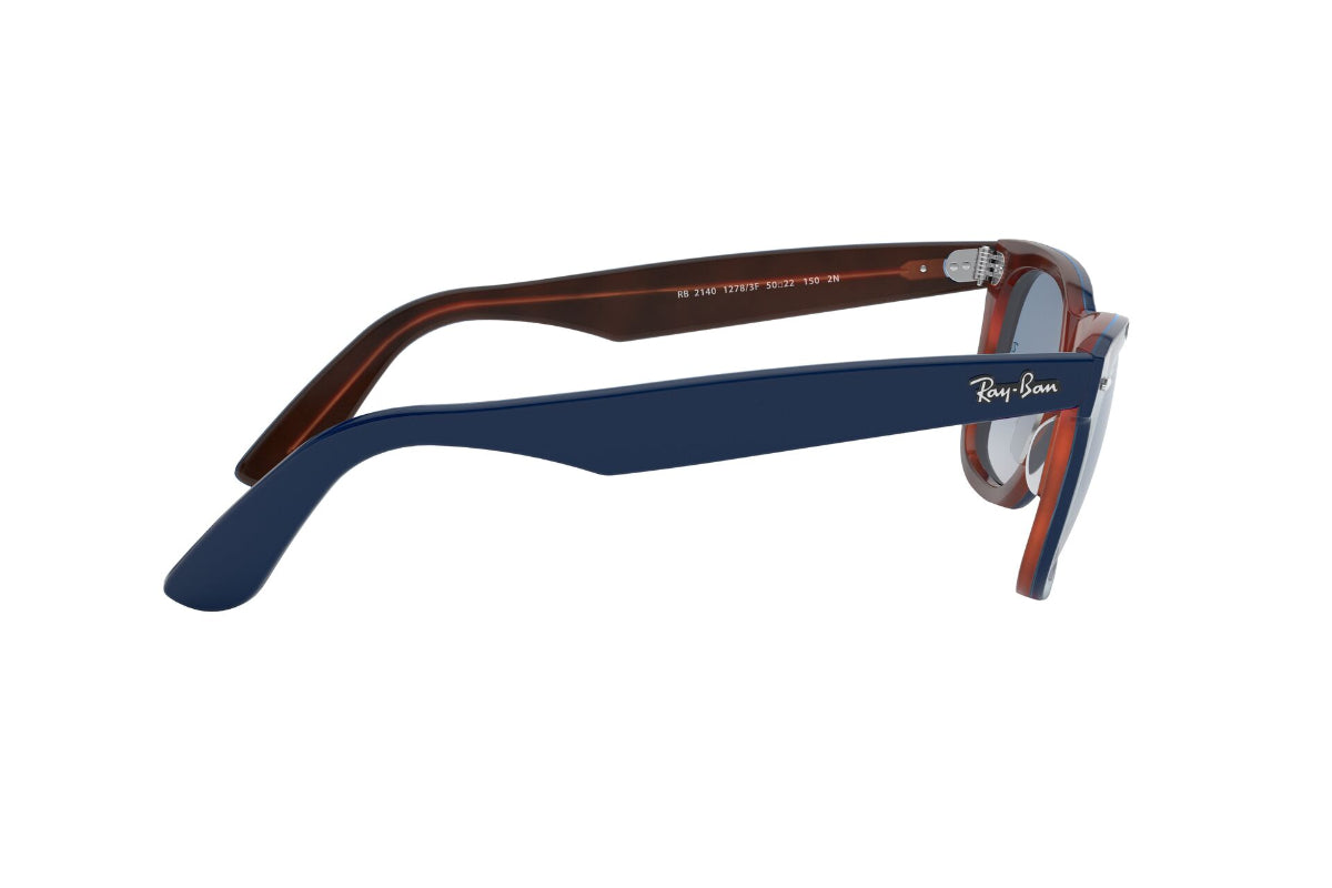 Lentes de Sol Wayfarer Blue On Red Havana Ray-Ban