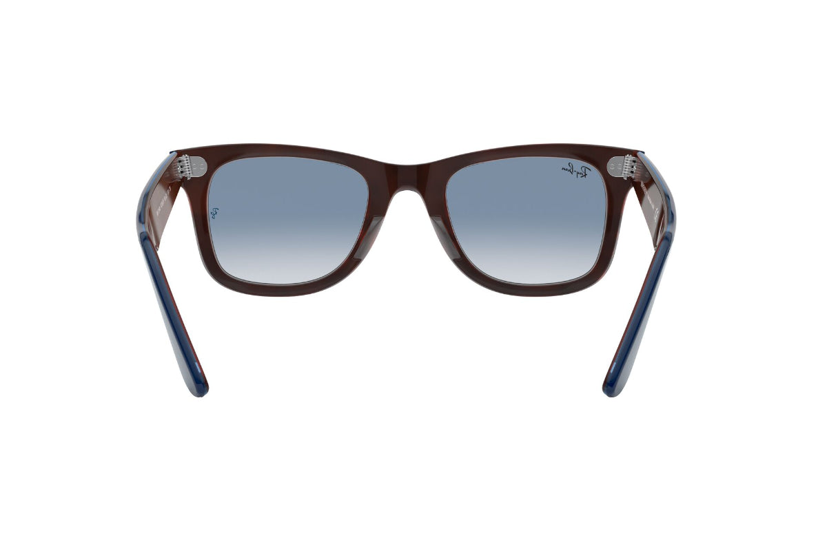Lentes de Sol Wayfarer Blue On Red Havana Ray-Ban
