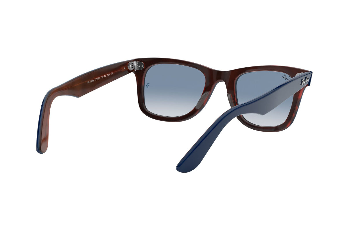 Lentes de Sol Wayfarer Blue On Red Havana Ray-Ban