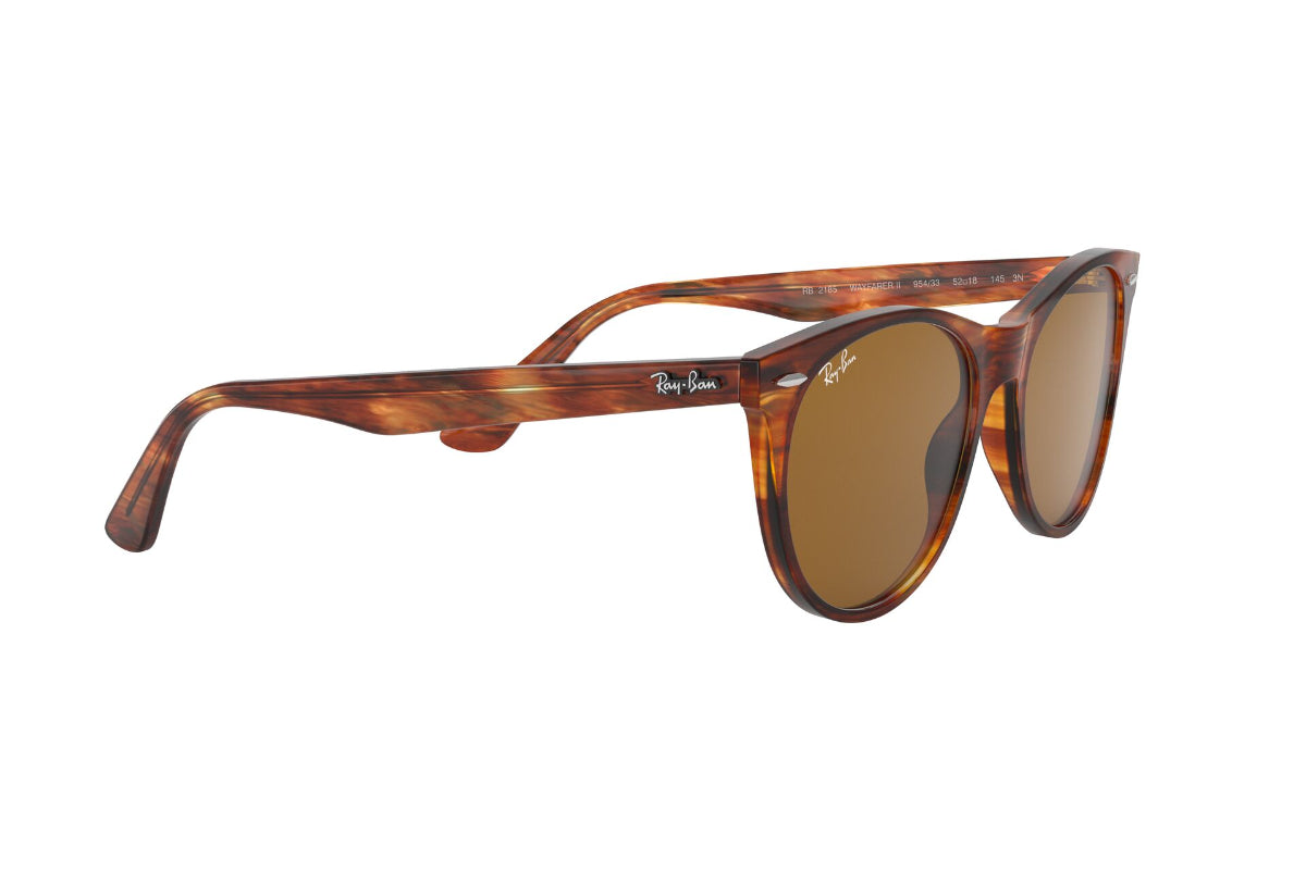 Lentes de Sol Wayfarer II Stripped Havana Ray-Ban