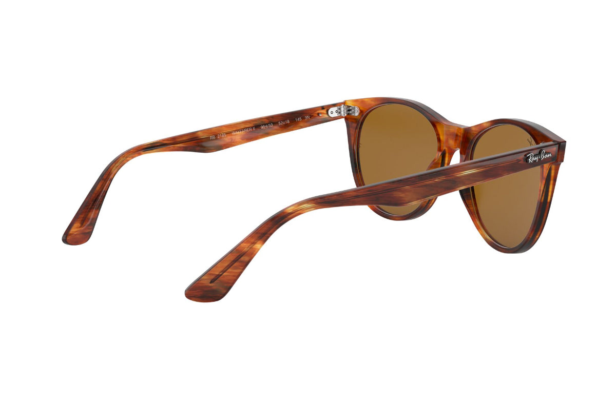 Lentes de Sol Wayfarer II Stripped Havana Ray-Ban