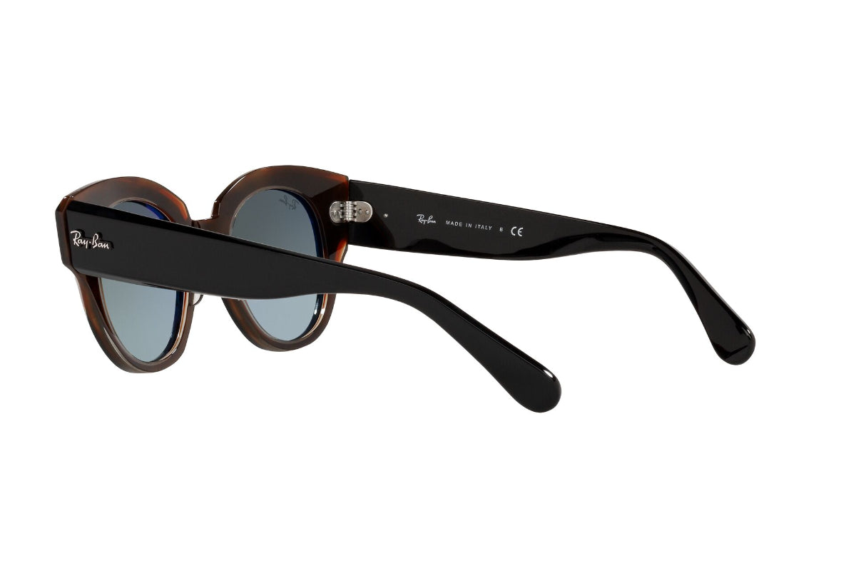 Lentes de Sol Roundabout Black On Brown Ray Ban