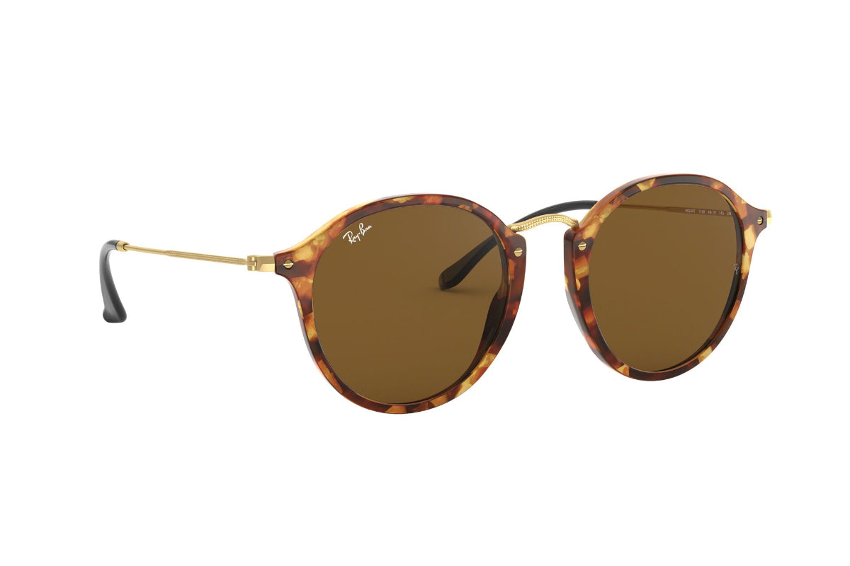 Lentes de Sol Round Fleck Havana Ray-Ban