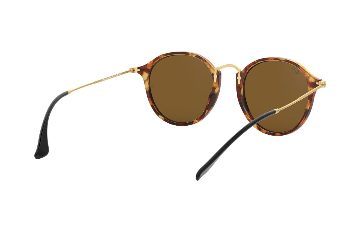 Lentes de Sol Round Fleck Havana Ray-Ban