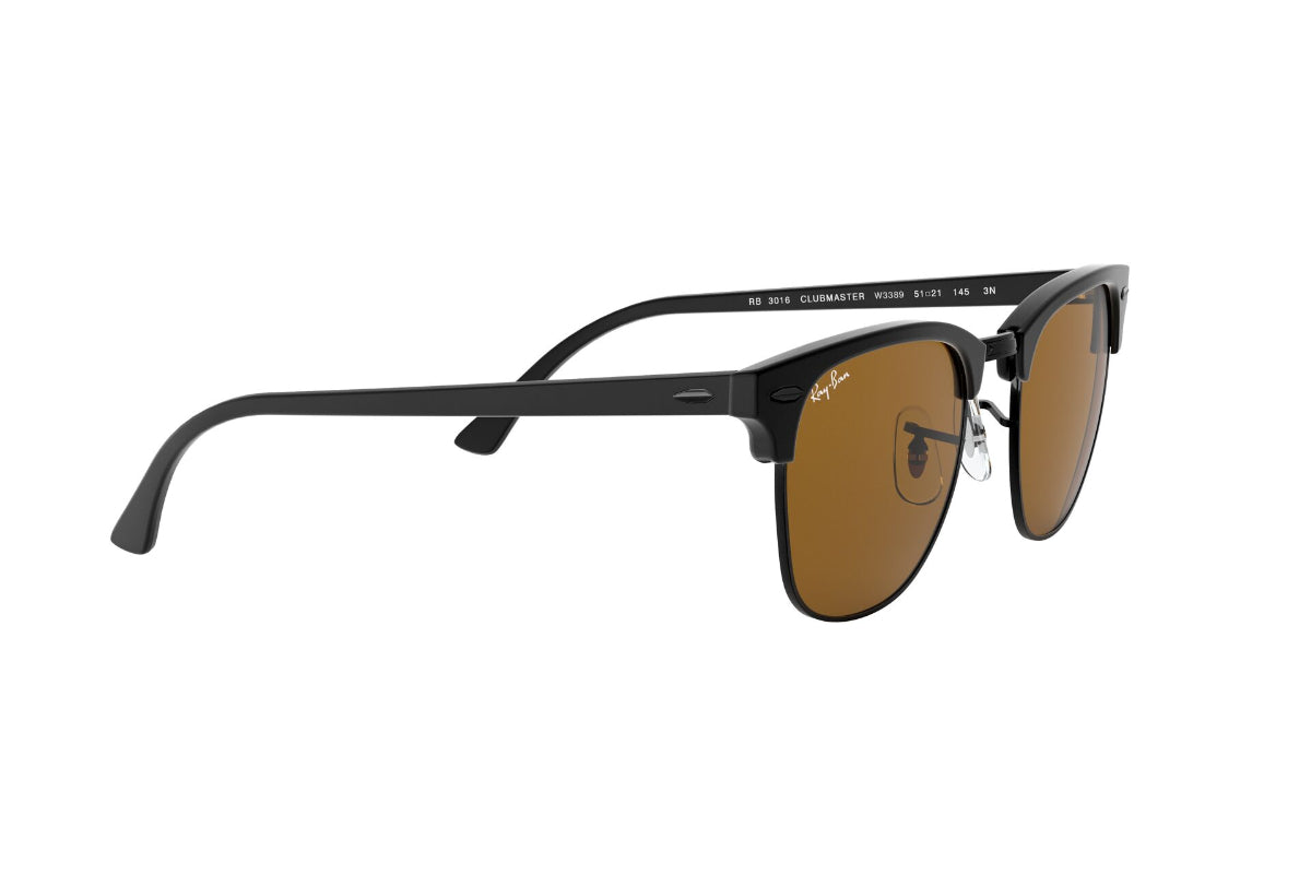 Lentes de Sol Clubmaster Black Brown Ray-Ban