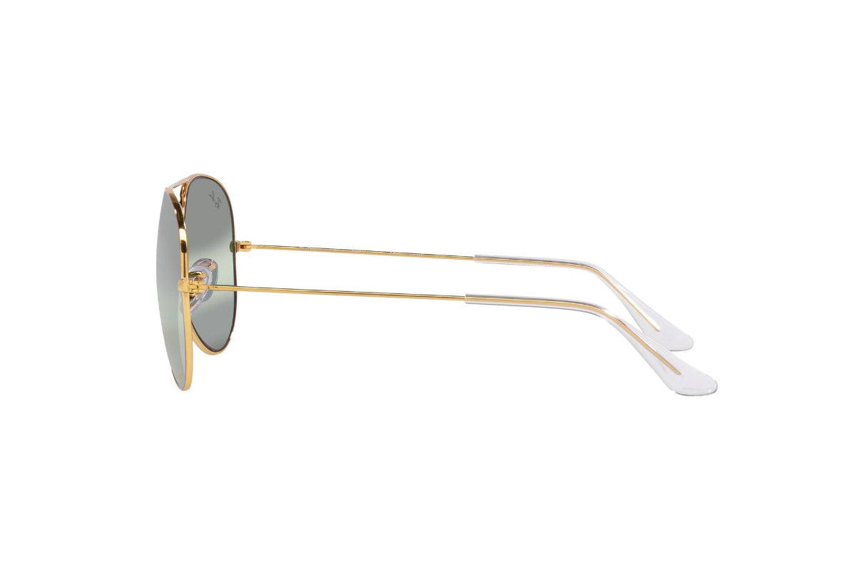 Lentes De Sol Aviator Metal Dorado Polarizados Ray-Ban