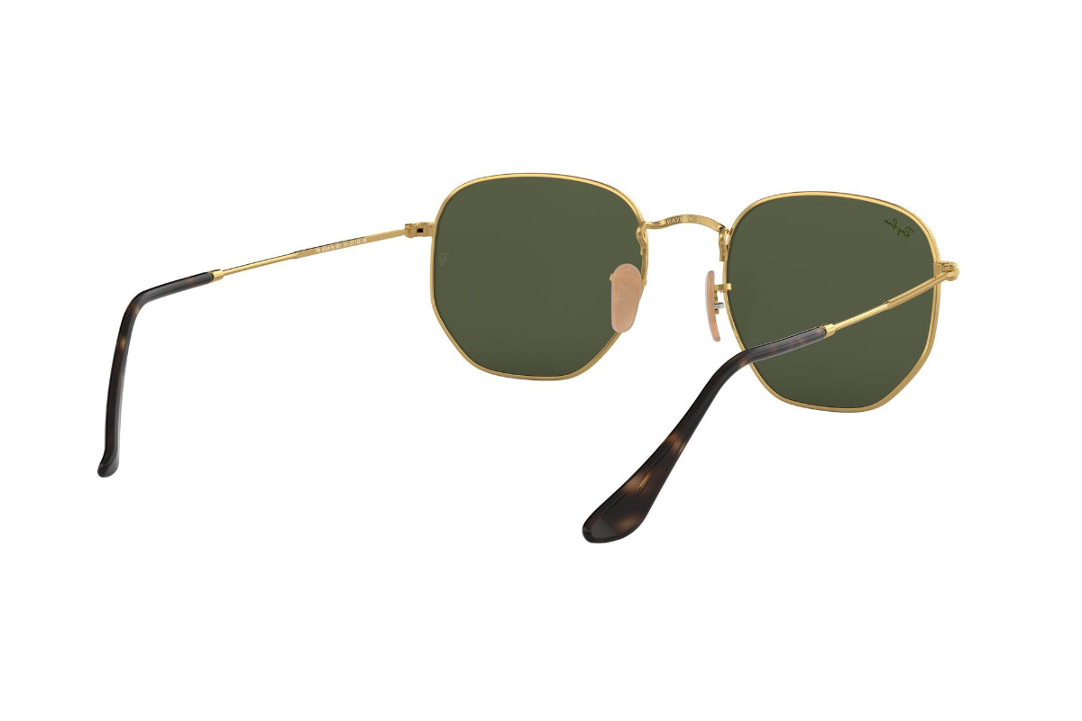 Lentes de Sol Hexagonal Gold Green Ray-Ban