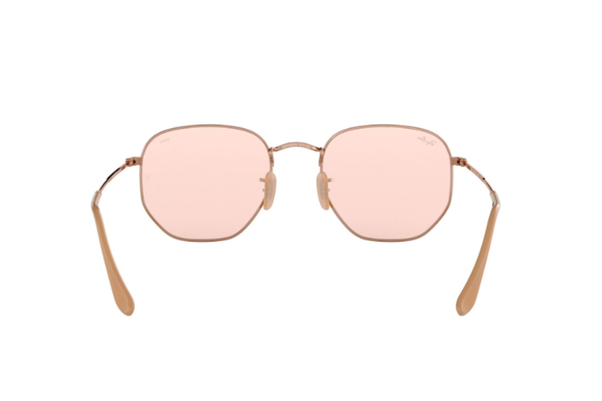 Lentes De Sol Hexagonal Copper Fotocromático Ray-Ban