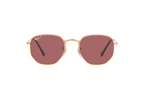 Lentes de Sol Hexagonal Rose Gold Polarizados Ray-Ban