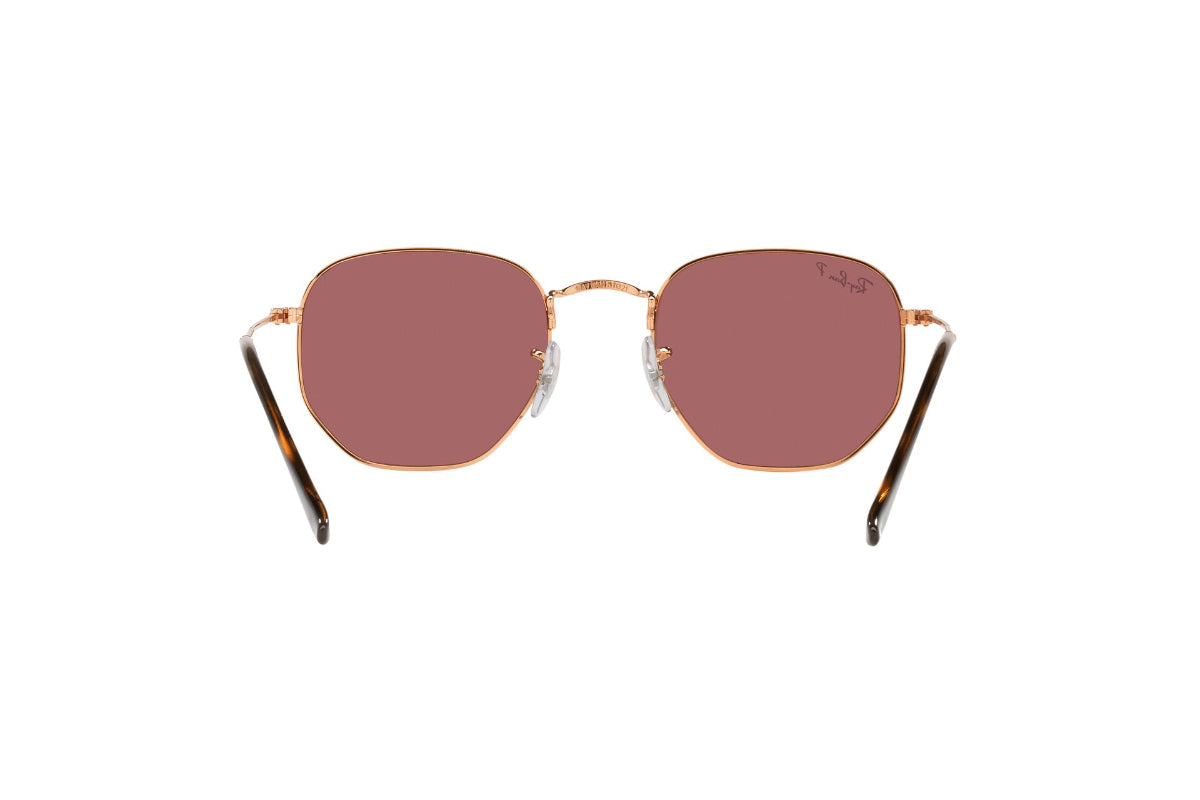 Lentes de Sol Hexagonal Rose Gold Polarizados Ray-Ban