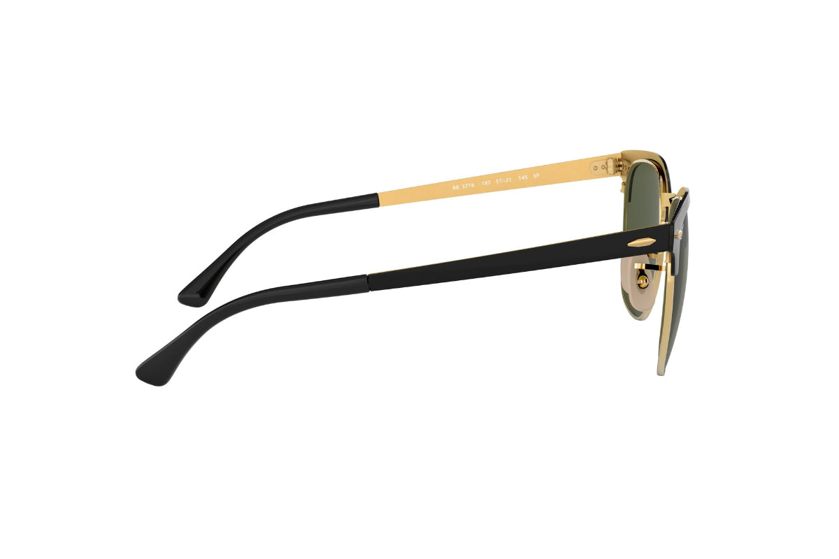 Lentes de Sol Clubmaster Metal-Negro Ray-Ban