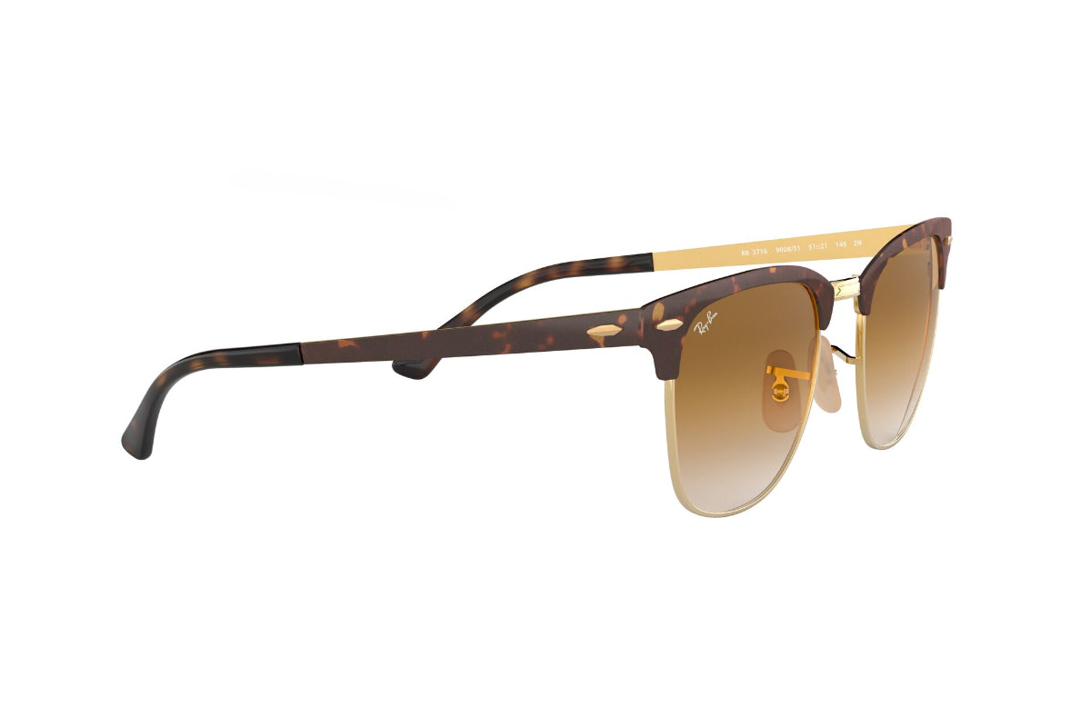 Lentes de Sol Clubmaster Metal Havana Ray-Ban