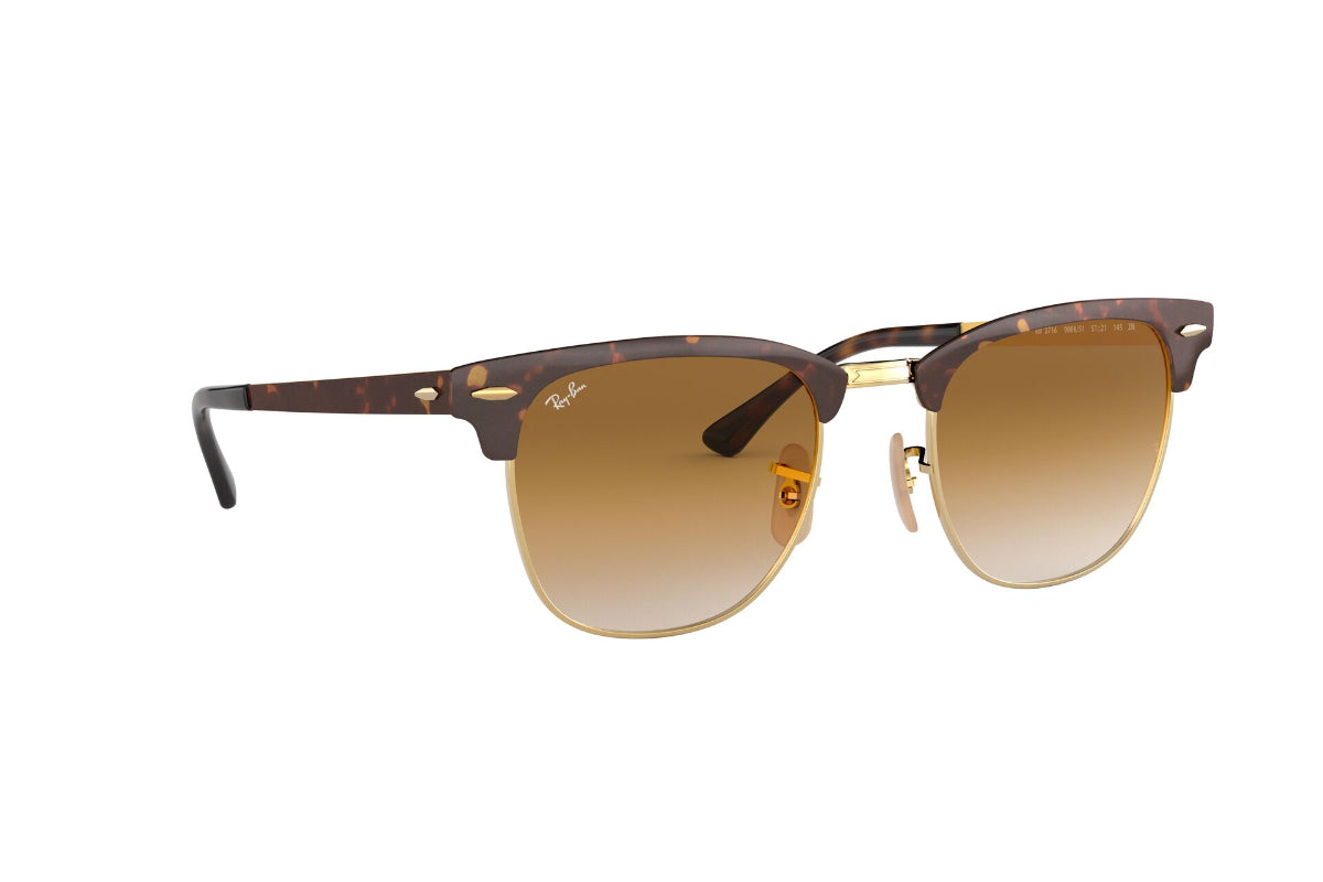 Lentes de Sol Clubmaster Metal Havana Ray-Ban