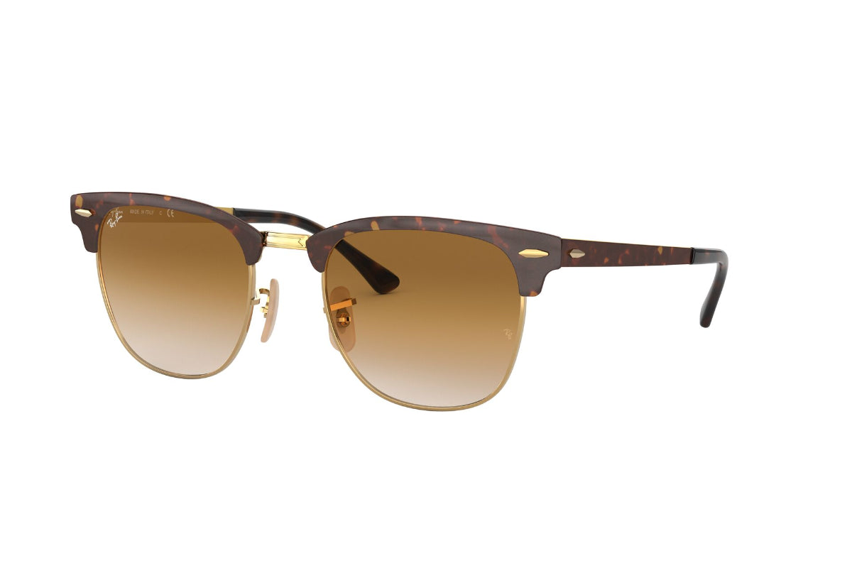 Lentes de Sol Clubmaster Metal Havana Ray-Ban