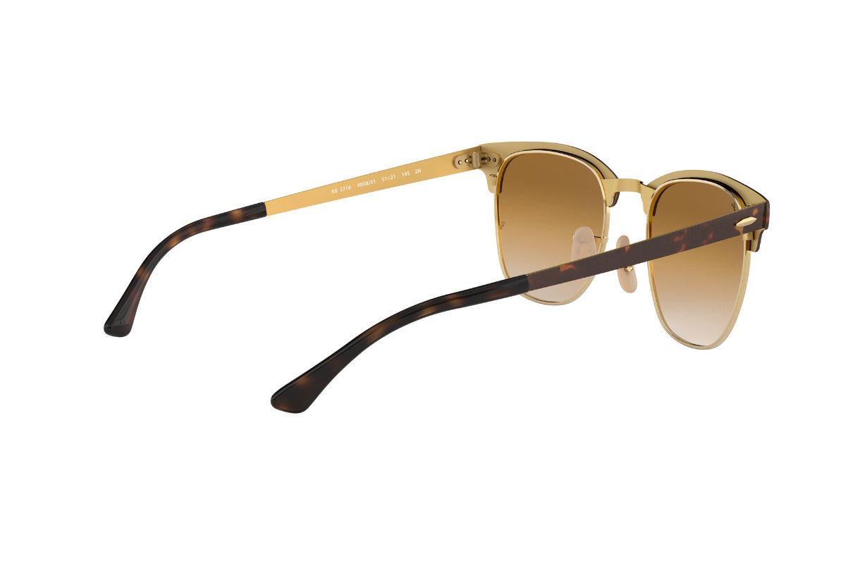 Lentes de Sol Clubmaster Metal Havana Ray-Ban