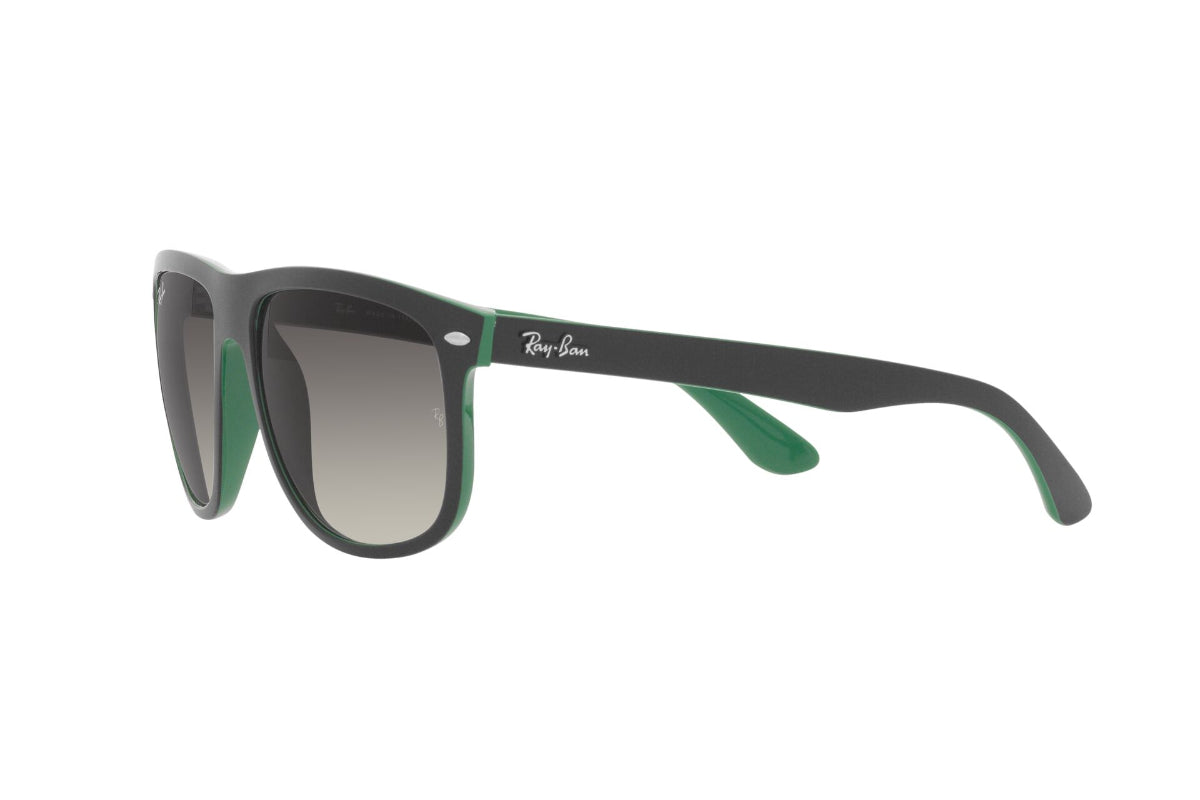 Lentes de Sol Boyfriend Matte Black On Green Ray-Ban